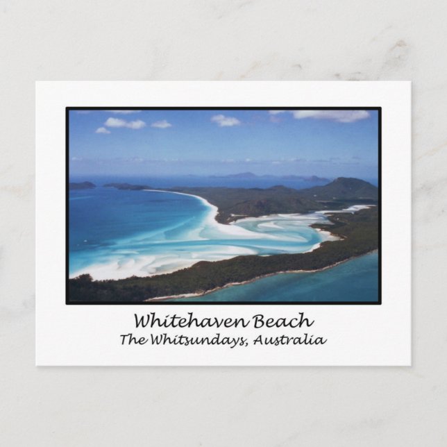 Carte Postale Whitehaven Beach, Les Whitsundays, Australie (Devant)