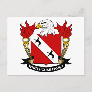 Carte Postale Whitehouse Family Crest