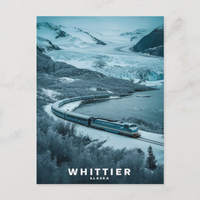 Carte Postale Whittier, Alaska (Devant)