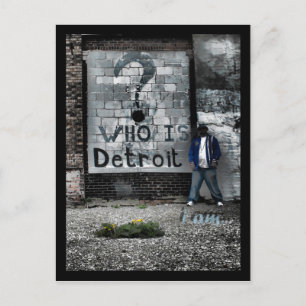 Carte Postale Who is Detroit (postcard)