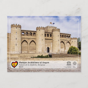 Carte Postale WHS UNESCO - Palacio de la Aljafería