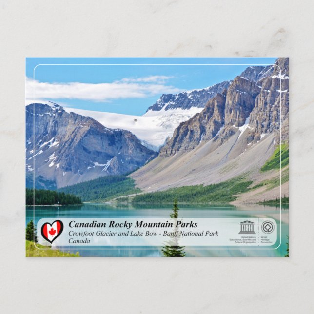 Carte Postale WHS UNESCO - Parc national Banff (Devant)