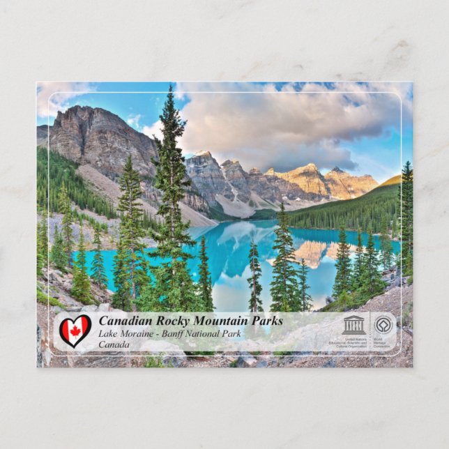 Carte Postale WHS UNESCO - Parc national Banff (Devant)