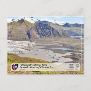 Carte Postale WHS UNESCO - Parc national de Vatnajökull