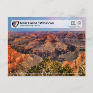 Carte Postale WHS UNESCO - Parc national du Grand Canyon