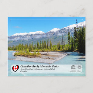 Carte Postale WHS UNESCO - Parc national Kootenay