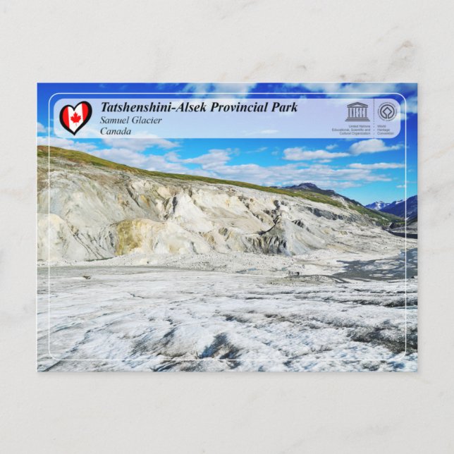 Carte Postale WHS UNESCO - Parc provincial Tatshenshini-Alsek (Devant)