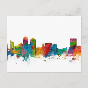 Carte Postale Wichita Kansas Skyline