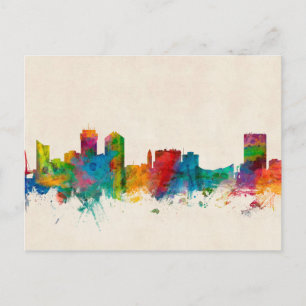 Carte Postale Wichita Kansas Skyline