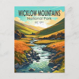 Carte Postale Wicklow Mountains National Park Irlande River Art