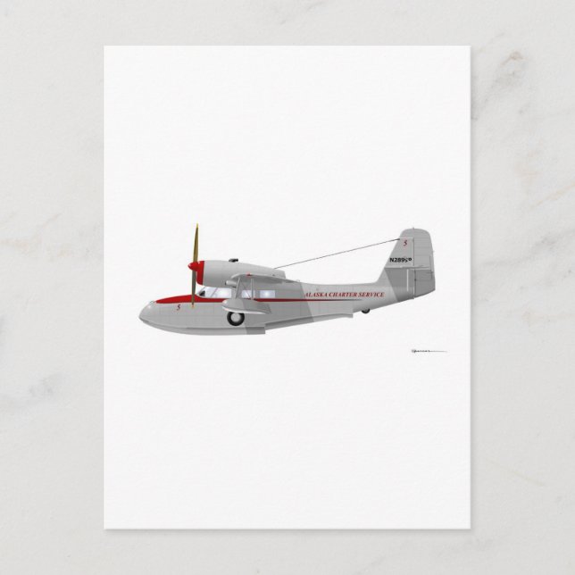 Carte Postale Widgeon Grumman G-44A (Devant)