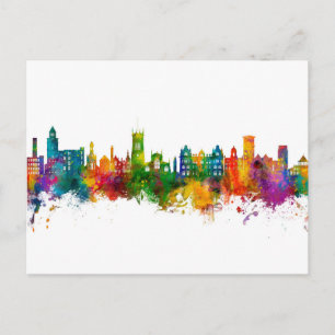 Carte Postale Wigan Angleterre Skyline