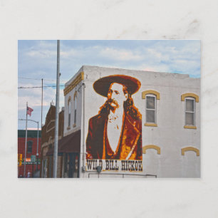 Carte Postale Wild Bill Hickok Mural, Abilene, Kansas