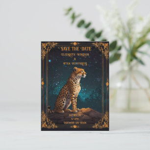 Carte Postale Wild Cheetah Faire-part de mariage