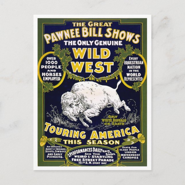 Carte Postale Wild West Show, 1903 (Devant)