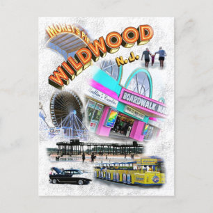Carte Postale Wildwood, New Jersey Boardwalk Postcard