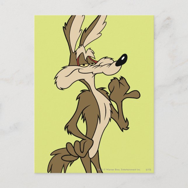 CARTE POSTALE WILE E. COYOTE™ A L'AIR FIER (Devant)