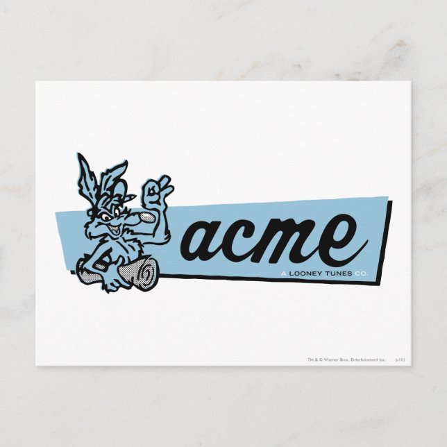 Carte Postale WILE E. COYOTE™ Acme 4 (Devant)