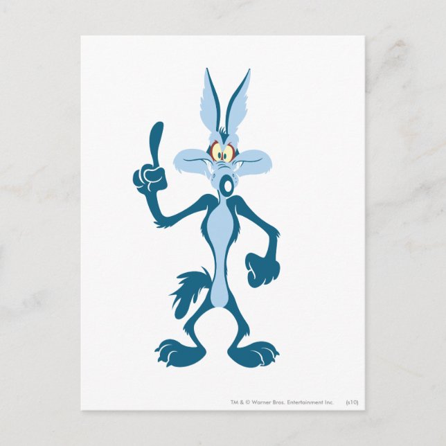 Carte Postale  Wile E. Coyote Blue Aha ! (Devant)