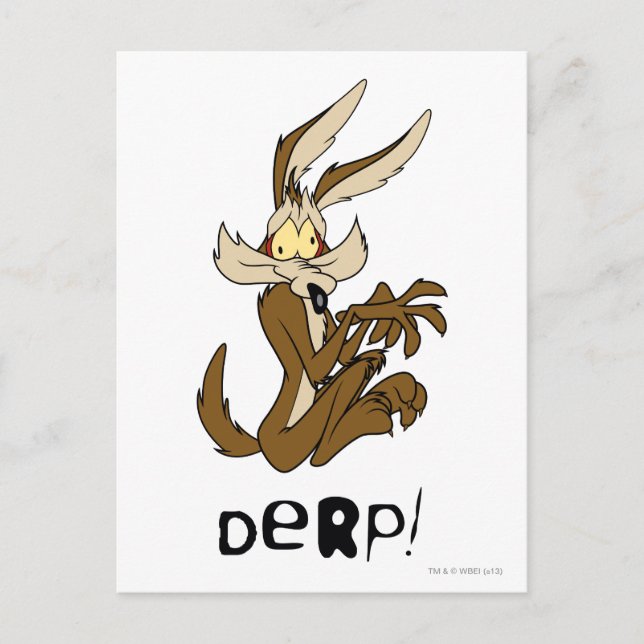 Carte Postale WILE E. COYOTE™ Derp (Devant)