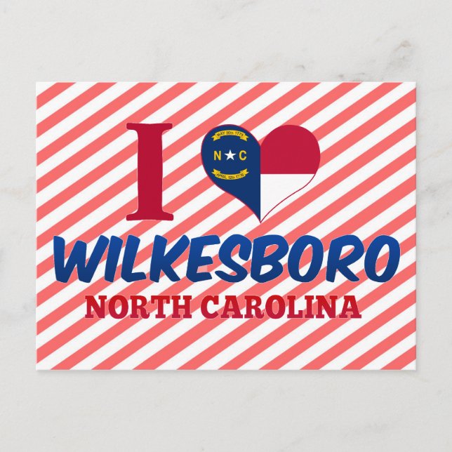 Carte Postale Wilkesboro, Caroline du Nord (Devant)