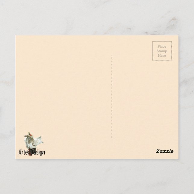Carte Postale Will you Dance? (Dos)