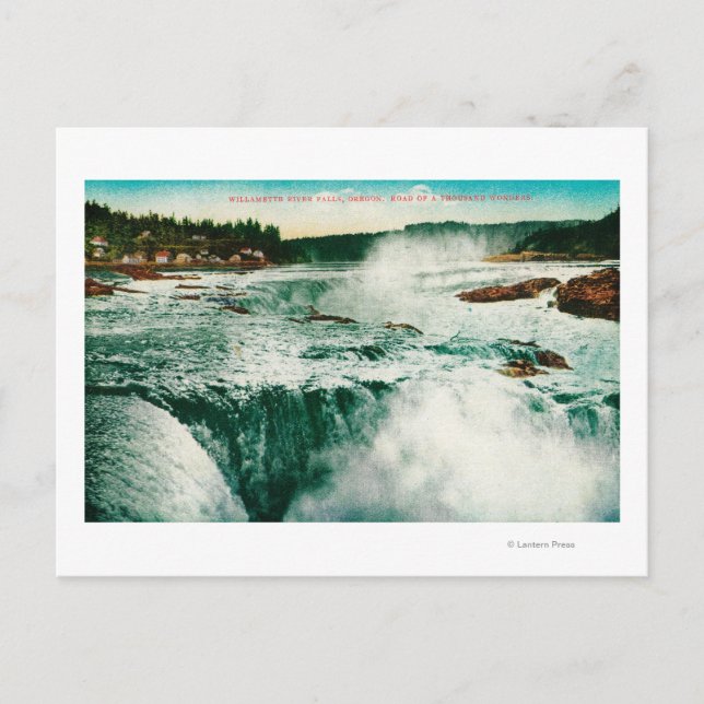 Carte Postale Willamette Falls in Portland 2 (Devant)