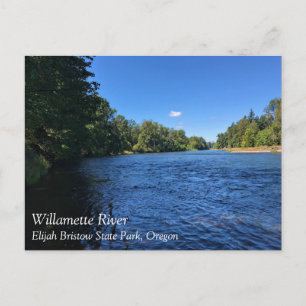 Carte Postale Willamette River, Elijah Bristow State Park OU Po
