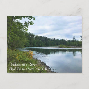 Carte Postale Willamette River, Elijah Bristow State Park OU Po