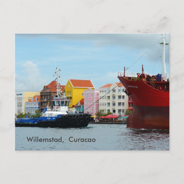 Carte Postale Willemstad, Curaçao (Devant)