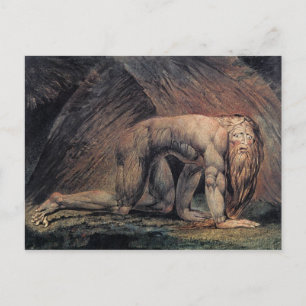 Carte Postale William Blake Art nebakanezer