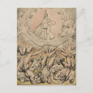Carte Postale William Blake : Casting des anges rebelles à l'enf