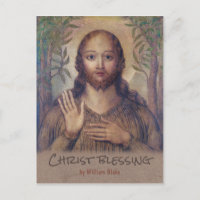 William Blake Christ bénir Le sauveur CC0071