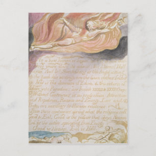 Carte Postale William Blake "Comme un nouveau ciel est commenc
