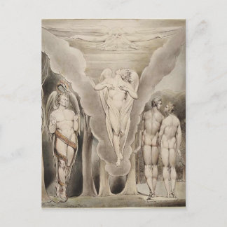 Carte Postale William Blake : Le paradis perdu de Milton