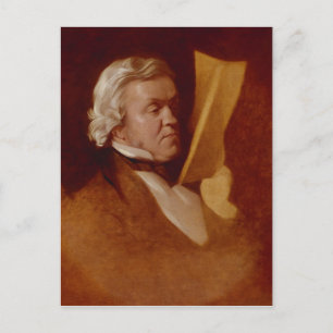 Carte Postale William Makepeace Thackeray, vers 1864