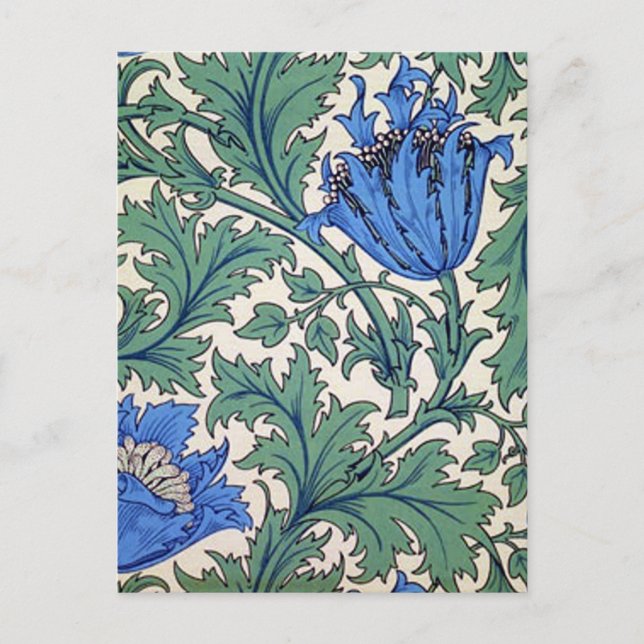 Carte Postale William Morris "Anemone" (Devant)