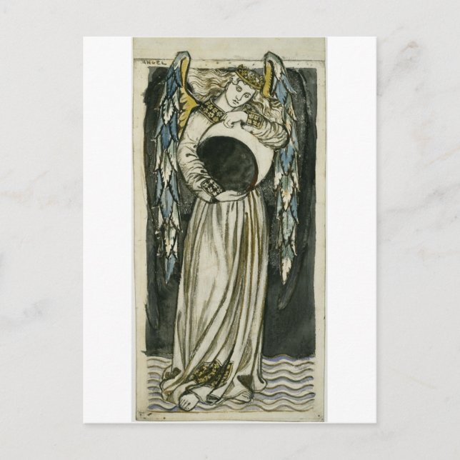 Carte Postale William Morris Angel (Devant)