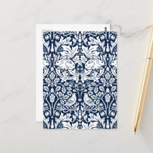 Carte Postale William Morris Brer Motif de lapin