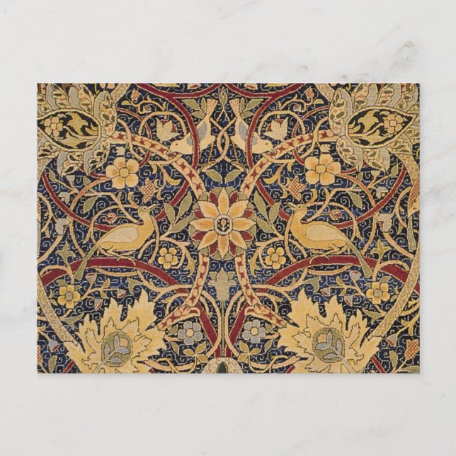 Carte Postale William Morris Bullerswood Tapisserie Faux (Devant)