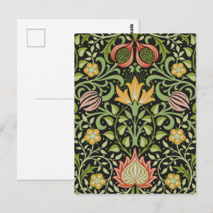 Carte Postale William Morris Conception botanique florale persan