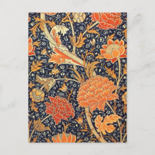 Carte Postale William Morris Cray Floral Art Nouveau Motif