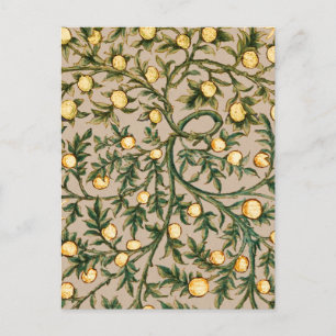 Carte Postale William Morris Floral Fruit Garden Fleur Classique