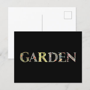 Carte Postale William Morris Floral Garden Moto et cadre