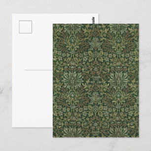 Carte Postale William Morris Flower Jardin Tapisserie Classique