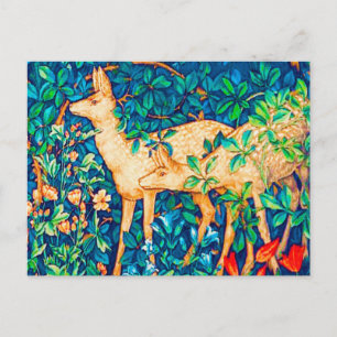 Carte Postale William Morris Forest Deer Tapestry Imprimer