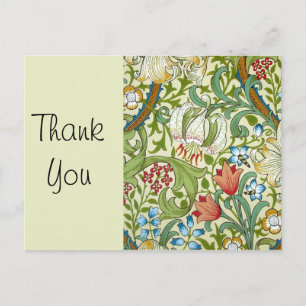 Carte Postale William Morris Garden Lily Fine Fond d'écran