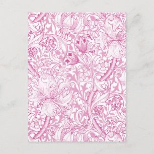 Carte Postale William Morris Golden Lily modèle floral