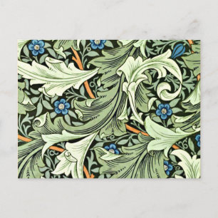 Carte Postale William Morris - Granville, bleu et vert grand