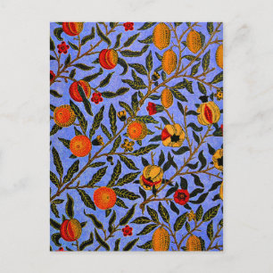 Carte Postale William Morris motif populaire, Fruit